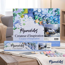 Load image into Gallery viewer, paint by numbers | Winter House | advanced landscapes | FiguredArt