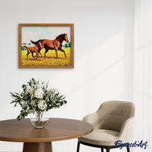 Load image into Gallery viewer, paint by numbers | Horse and Foal in the field | animals easy horses | FiguredArt