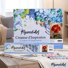 Load image into Gallery viewer, paint by numbers | beautiful red rose | new arrivals flowers easy | FiguredArt