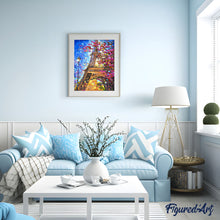 Load image into Gallery viewer, paint by numbers | eiffel tower in spring season | new arrivals cities romance advanced | FiguredArt
