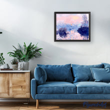 Load image into Gallery viewer, paint by numbers | claude monet sunset on the seine at lavacourt | new arrivals landscapes advanced | FiguredArt