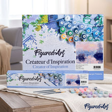 Load image into Gallery viewer, paint by numbers | claude monet sunset on the seine at lavacourt | new arrivals landscapes advanced | FiguredArt