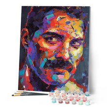 Load image into Gallery viewer, paint by numbers | freddie mercury pop art | new arrivals music portrait easy | FiguredArt