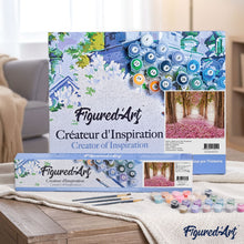 Load image into Gallery viewer, paint by numbers | beautiful walkway lined with trees | new arrivals landscapes forest advanced | FiguredArt