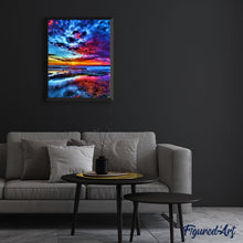 Load image into Gallery viewer, paint by numbers | cloudy sky with beautiful reflection | new arrivals landscapes intermediate | FiguredArt