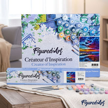Load image into Gallery viewer, paint by numbers | cloudy sky with beautiful reflection | new arrivals landscapes intermediate | FiguredArt
