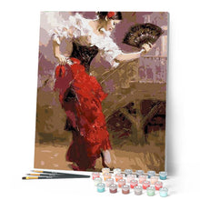 Load image into Gallery viewer, paint by numbers | spanish dancer | new arrivals dance easy | FiguredArt