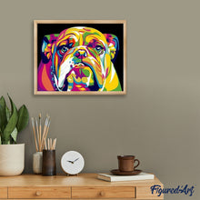 Load image into Gallery viewer, paint by numbers | Bulldog Pop Art | animals beginners dogs easy Pop Art | FiguredArt