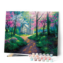 Load image into Gallery viewer, paint by numbers | walkway in the forest | new arrivals landscapes advanced | FiguredArt