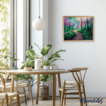 Load image into Gallery viewer, paint by numbers | walkway in the forest | new arrivals landscapes advanced | FiguredArt