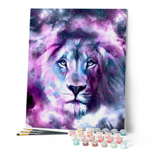 Load image into Gallery viewer, paint by numbers | lion fairytale | new arrivals abstract animals lions advanced | FiguredArt