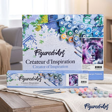 Load image into Gallery viewer, paint by numbers | lion fairytale | new arrivals abstract animals lions advanced | FiguredArt