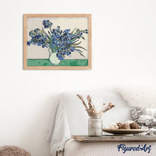 Load image into Gallery viewer, paint by numbers | van gogh iris no 2 | new arrivals reproduction flowers van gogh advanced | FiguredArt