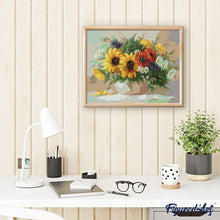 Load image into Gallery viewer, paint by numbers | Colorful Flowers in a Vase | easy flowers | FiguredArt