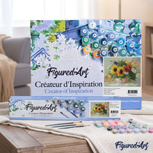 Load image into Gallery viewer, paint by numbers | Colorful Flowers in a Vase | easy flowers | FiguredArt