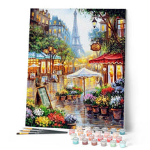 Load image into Gallery viewer, paint by numbers | my florist in paris | new arrivals cities advanced | FiguredArt