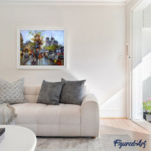 Load image into Gallery viewer, paint by numbers | Notre Dame de Paris and the Booksellers | advanced cities | FiguredArt