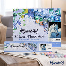 Load image into Gallery viewer, paint by numbers | White Horse Head | animals easy horses | FiguredArt