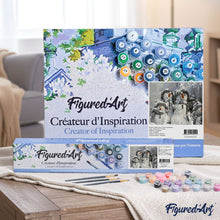 Load image into Gallery viewer, paint by numbers | Four Christmas snowmen | christmas easy | FiguredArt