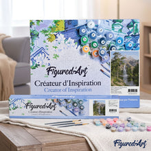 Load image into Gallery viewer, paint by numbers | Waterfall near the mountain | intermediate landscapes | FiguredArt