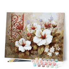 Load image into Gallery viewer, paint by numbers | Hibiscus Flowers | easy flowers | FiguredArt