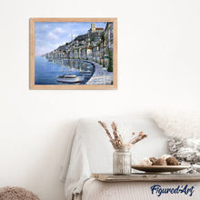 Load image into Gallery viewer, paint by numbers | Port at the end of Day | cities intermediate | FiguredArt