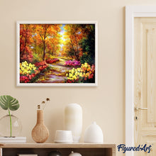 Load image into Gallery viewer, paint by numbers | Colorful Forest | advanced landscapes | FiguredArt