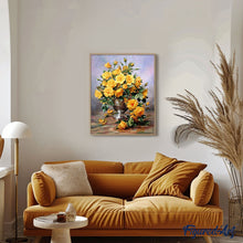 Load image into Gallery viewer, paint by numbers | Yellow Vase and Flowers | advanced flowers | FiguredArt