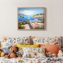 Load image into Gallery viewer, paint by numbers | Summer Horizon | intermediate landscapes ships and boats | FiguredArt
