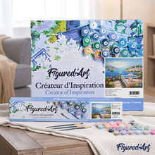 Load image into Gallery viewer, paint by numbers | Summer Horizon | intermediate landscapes ships and boats | FiguredArt