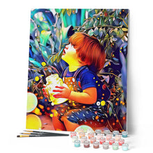 Load image into Gallery viewer, Paint by numbers | Sweet childhood | intermediate religion | Figured'Art