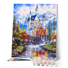 Load image into Gallery viewer, paint by numbers | Fairytale Castle | advanced landscapes | FiguredArt