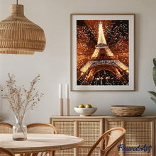 Load image into Gallery viewer, paint by numbers | Glittering Eiffel Tower | cities intermediate | FiguredArt
