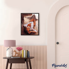 Load image into Gallery viewer, paint by numbers | Mermaid on the Beach | easy nude | FiguredArt