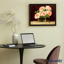 Load image into Gallery viewer, paint by numbers | Five Flowers in a Vase | easy flowers | FiguredArt