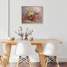 Load image into Gallery viewer, paint by numbers | Romantic flowers in a Vase | flowers intermediate | FiguredArt