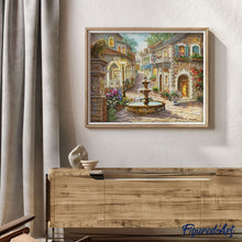 Load image into Gallery viewer, paint by numbers | Village Fountain | advanced cities | FiguredArt