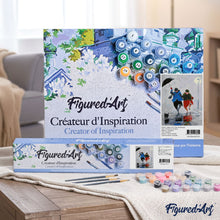 Load image into Gallery viewer, paint by numbers | walk in the rain | new arrivals cities easy | FiguredArt