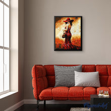 Load image into Gallery viewer, paint by numbers | Woman with red hat | advanced romance | FiguredArt