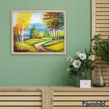 Load image into Gallery viewer, paint by numbers | Yellow Autumn Leaves | advanced landscapes | FiguredArt