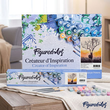 Load image into Gallery viewer, paint by numbers | Sunset and deer | animals deer intermediate | FiguredArt