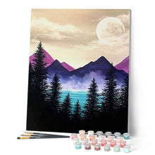 Load image into Gallery viewer, paint by numbers | forest and lake | new arrivals landscapes mountains easy | FiguredArt