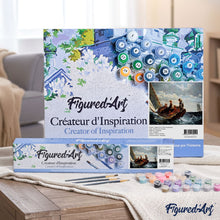 Load image into Gallery viewer, paint by numbers | Children on a Sailboat | advanced ships and boats | FiguredArt