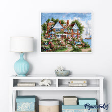 Load image into Gallery viewer, paint by numbers | Seaside house | advanced landscapes | FiguredArt