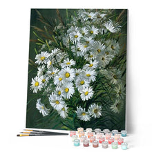Load image into Gallery viewer, paint by numbers | White Daisy flowers | advanced flowers | FiguredArt