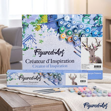 Load image into Gallery viewer, paint by numbers | Romantic Deer | animals deer easy | FiguredArt