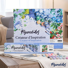 Load image into Gallery viewer, paint by numbers | Hummingbird in the Flowers | animals birds easy flowers | FiguredArt
