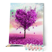 Load image into Gallery viewer, paint by numbers | Tree Heart | advanced flowers trees | FiguredArt