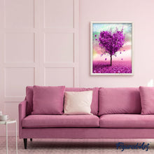 Load image into Gallery viewer, paint by numbers | Tree Heart | advanced flowers trees | FiguredArt