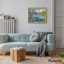 Load image into Gallery viewer, paint by numbers | Fisherman | advanced landscapes ships and boats | FiguredArt